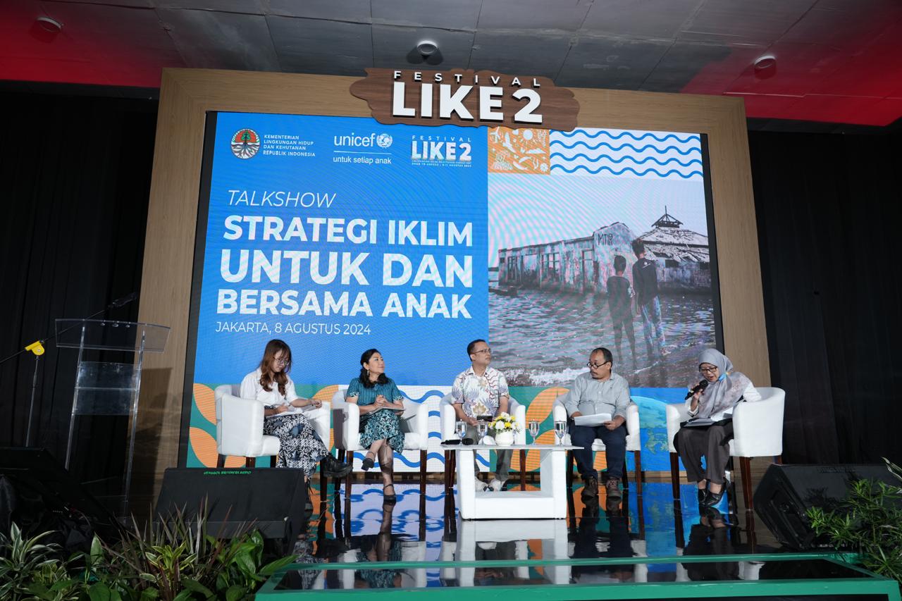 Lindungi Anak-Anak dari Dampak Buruk Perubahan Iklim, KLHK dan UNICEF Rilis CLAC