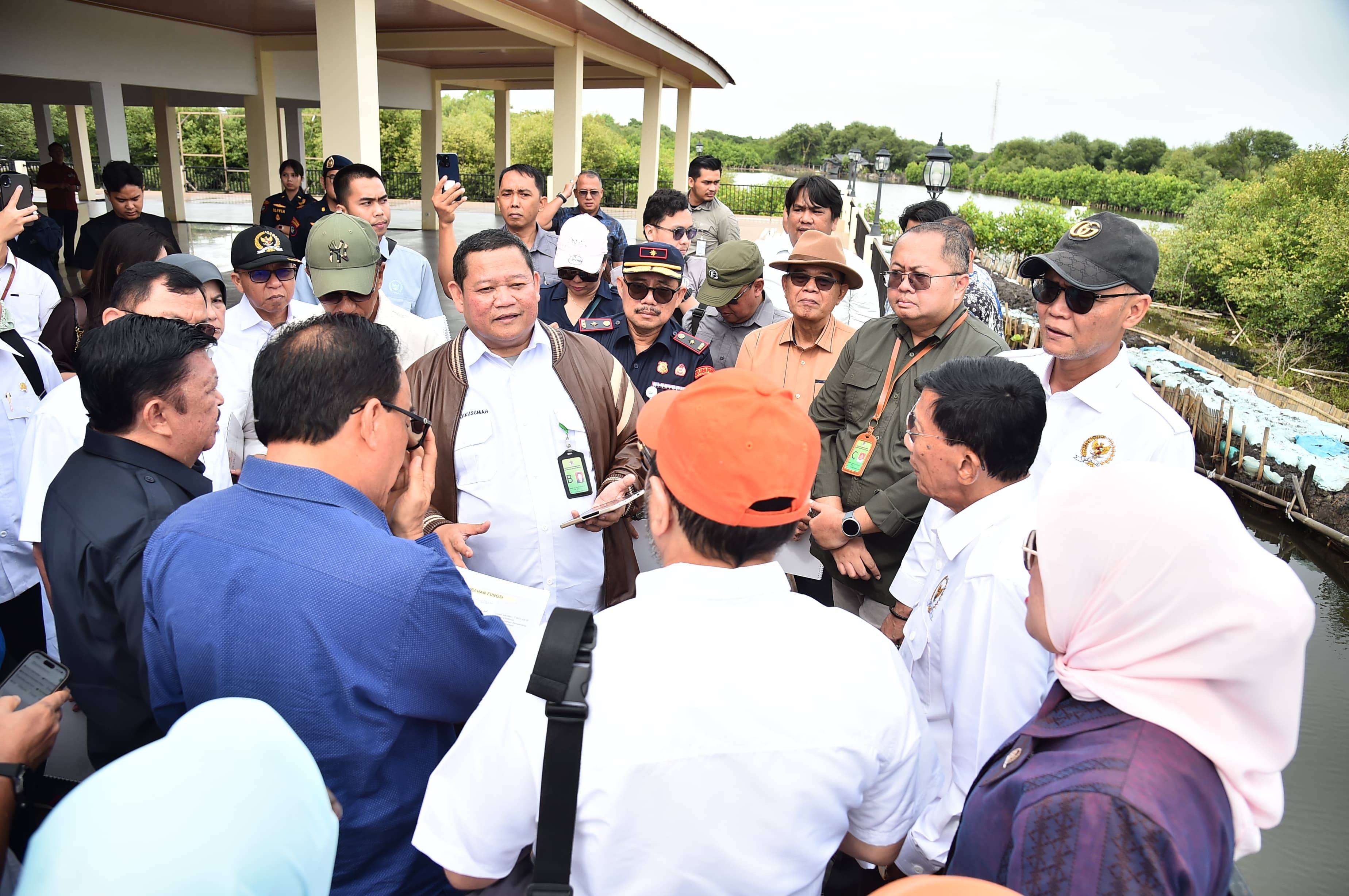 Kementerian Kehutanan Dampingi Komisi IV DPR RI Tinjau Lokasi PSN di Pantai Indah Kapuk 2